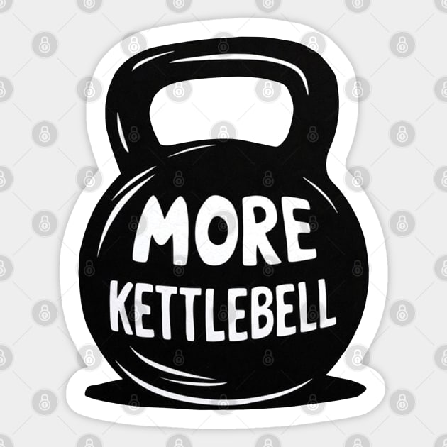 Kettlebell Fun: Lift More, Laugh More! Sticker by Creativoo